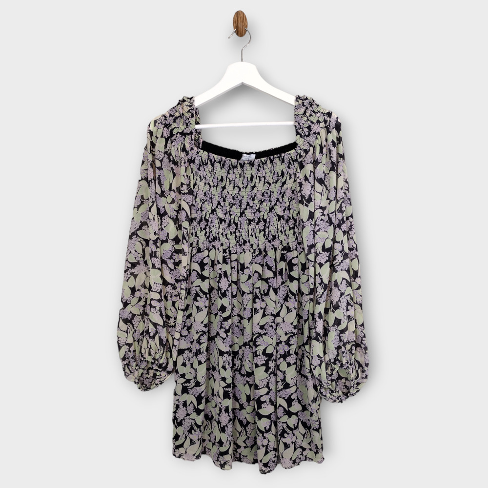 & Other Stories Stockholm Atelier Dress Womens 0 Floral Peasant Cottagecore Boho